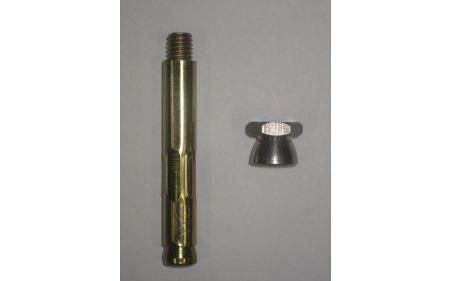 Plomba antykradzieżowa nakrętka anty wandal + kotwa mechaniczna 12x75+M10